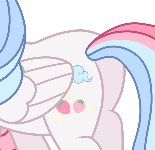 Size: 1112x1080 | Tagged: safe, artist:cstrawberrymilk, derpibooru import, oc, oc:strawberry dream, unofficial characters only, pegasus, pony, butt, female, image, mare, plot, png, simple background, solo, transparent background