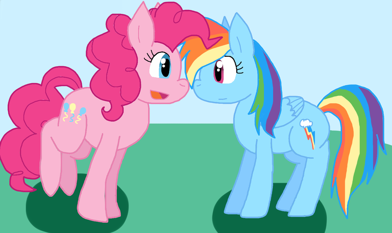 Size: 1490x887 | Tagged: safe, artist:cmara, derpibooru import, pinkie pie, rainbow dash, earth pony, pegasus, pony, female, g4, image, png, solo