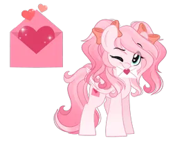 Size: 2211x1848 | Tagged: safe, artist:emberslament, derpibooru import, oc, oc:love note, pegasus, pony, image, letter, mouth hold, png, simple background, solo, transparent background