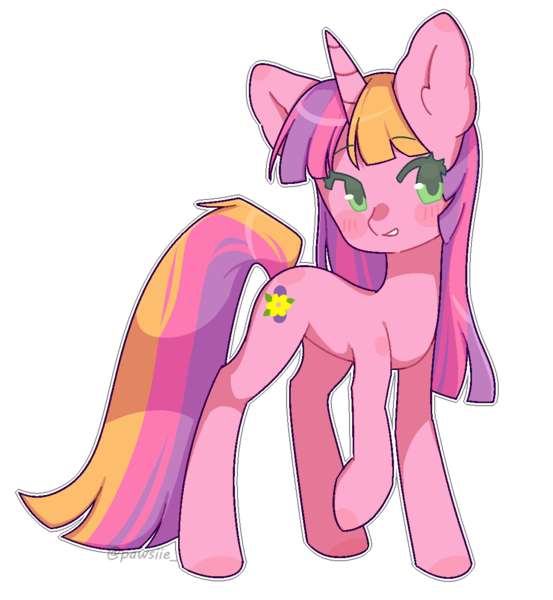 Size: 1071x1161 | Tagged: safe, artist:lnspira, derpibooru import, beachberry, pony, image, png, simple background, solo, transparent background