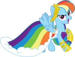 Size: 3940x3000 | Tagged: safe, artist:cloudy glow, derpibooru import, rainbow dash, suited for success, .ai available, clothes, dress, g4, gala dress, image, png, simple background, transparent background, vector