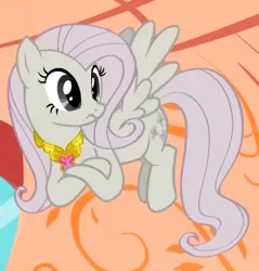 Size: 429x448 | Tagged: safe, derpibooru import, screencap, fluttershy, pegasus, pony, season 2, the return of harmony, cropped, discorded, element of kindness, female, flutterbitch, fluttercruel, flying, g4, image, mare, png, solo, surprised, wide eyes