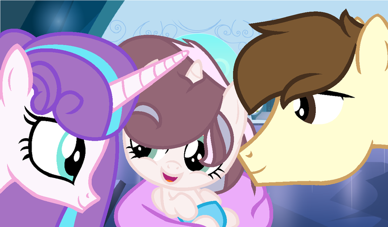 Size: 1257x736 | Tagged: safe, artist:thunderspeedyt, derpibooru import, pound cake, princess flurry heart, oc, oc:chryssa, alicorn, pegasus, pony, baby, baby pony, base used, crystal empire, father and child, father and daughter, female, filly, foal, g4, husband and wife, image, male, mare, mother and child, mother and daughter, offspring, older, older flurry heart, older pound cake, parent:pound cake, parent:princess flurry heart, parents:poundflurry, png, ship:poundflurry, shipping, stallion, straight, trio