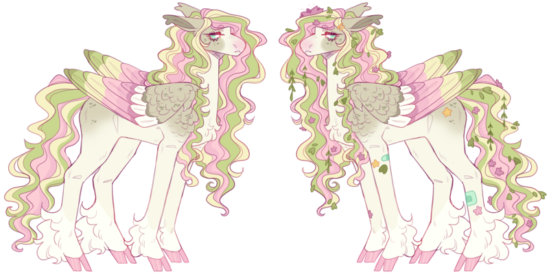 Size: 5066x2525 | Tagged: safe, artist:sleepy-nova, derpibooru import, oc, oc:water lily, unofficial characters only, pegasus, pony, colored wings, female, image, magical lesbian spawn, mare, multicolored wings, offspring, parent:fluttershy, parent:marble pie, parents:marbleshy, png, simple background, solo, transparent background, wings