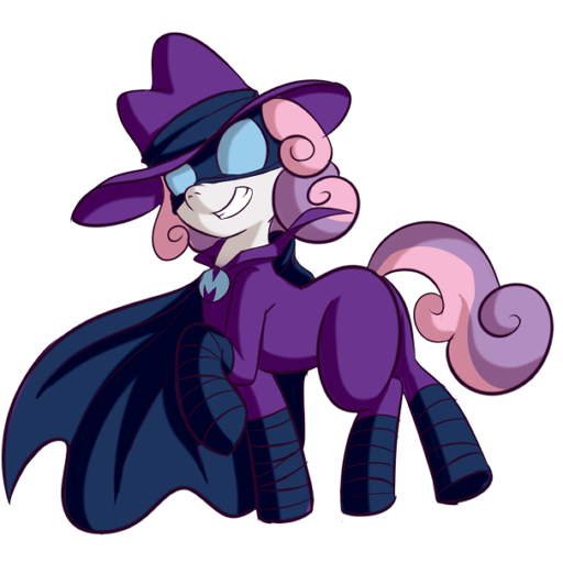 Size: 512x512 | Tagged: safe, artist:anibaruthecat, derpibooru import, part of a set, mare do well, sweetie belle, pony, female, filly, foal, grin, image, old art, png, raised hoof, simple background, smiling, solo, sweetie do well, transparent background