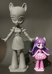 Size: 1846x2628 | Tagged: safe, derpibooru import, octavia melody, equestria girls, 3d print, customized toy, doll, equestria girls minis, figurine, g4, image, irl, jpeg, photo, prototype, toy