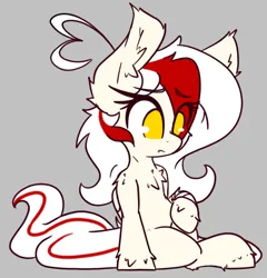 Size: 598x623 | Tagged: safe, artist:aryn, derpibooru import, oc, oc:awya lightfeather, unofficial characters only, pegasus, pony, female, image, mare, pegasus oc, png, sitting, solo, tail, two toned mane, two toned tail, wings, worried