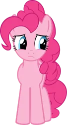 Size: 1024x1903 | Tagged: safe, artist:xigger, derpibooru import, pinkie pie, earth pony, pony, female, frown, g4, image, mare, png, solo, solo female, vector, worried