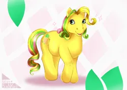 Size: 5787x4092 | Tagged: safe, artist:katarablankart, derpibooru import, tootie tails, pony, g1, image, png, solo, tropical ponies