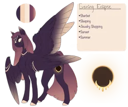 Size: 1280x1067 | Tagged: safe, artist:pixelberry, derpibooru import, oc, oc:evening eclipse, pony, seraph, female, image, mare, multiple wings, png, reference sheet, solo, wings