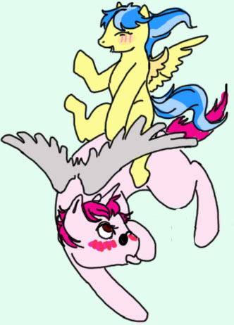 Size: 332x462 | Tagged: safe, artist:badmilkdog, derpibooru import, tracy flash, oc, oc:comrade colt, unicorn, image, jpeg