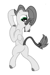Size: 3642x5460 | Tagged: safe, artist:equestria secret guard, derpibooru import, oc, oc:tabata, unofficial characters only, pegasus, pony, base used, butt, female, image, looking at you, mare, medibang paint, not pipp petals, pegasus oc, plot, png, pole dancing, ribbon, sexy, simple background, solo, stripper pole, transparent background, wings