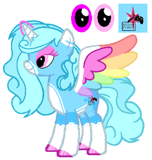 Size: 502x530 | Tagged: safe, derpibooru import, oc, oc:jemima sparkle, oc:jemimasparkle, unofficial characters only, alicorn, pony, alicorn oc, coat markings, colored eartips, colored hooves, colored wings, facial markings, female, g4, heterochromia, hoof polish, horn, image, mare, mealy mouth (coat marking), multicolored wings, pale belly, pink eyes, png, rainbow wings, reference sheet, simple background, socks (coat marking), solo, spread wings, standing, transparent background, wings