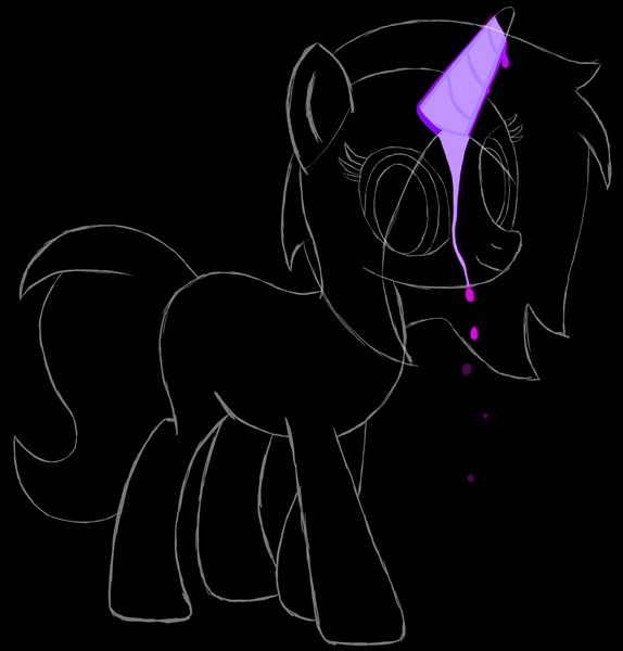 Size: 6500x6800 | Tagged: safe, artist:equestrian_pony, derpibooru import, oc, oc:gradient, unofficial characters only, pony, unicorn, glow, gradient, image, liquid magic, neon, png, solo, tail