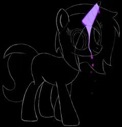 Size: 6500x6800 | Tagged: safe, artist:equestrian_pony, derpibooru import, oc, oc:gradient, unofficial characters only, pony, unicorn, glow, gradient, image, liquid magic, neon, png, solo, tail