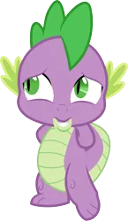 Size: 3000x5159 | Tagged: safe, artist:cloudy glow, derpibooru import, screencap, spike, dragon, .ai available, bashful, cute, g4, image, male, png, simple background, spikabetes, transparent background, vector