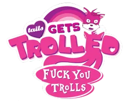 Size: 1000x800 | Tagged: safe, artist:lazerbot, derpibooru import, edit, barely pony related, image, logo, logo edit, logo parody, miles "tails" prower, my little pony logo, png, sonic the hedgehog (series), tails gets trolled, vulgar
