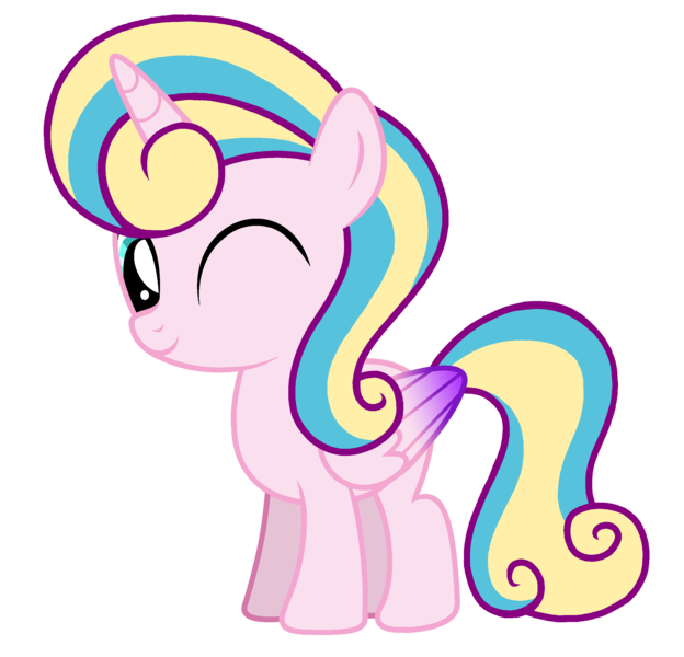 Size: 2496x2400 | Tagged: safe, artist:motownwarrior01, derpibooru import, oc, oc:prince cupid lovesong, unofficial characters only, alicorn, pony, base used, colt, cute, derpibooru exclusive, foal, folded wings, horn, image, magical lesbian spawn, male, offspring, one eye closed, parent:princess cadance, parent:princess flurry heart, parents:flurrydance, png, product of incest, simple background, smiling, solo, transparent background, wings, wink