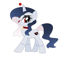 Size: 2443x2123 | Tagged: safe, artist:darbypop1, derpibooru import, oc, oc:chenabelle, doll pony, original species, pony, unicorn, doll, female, image, mare, png, simple background, solo, toy, transparent background