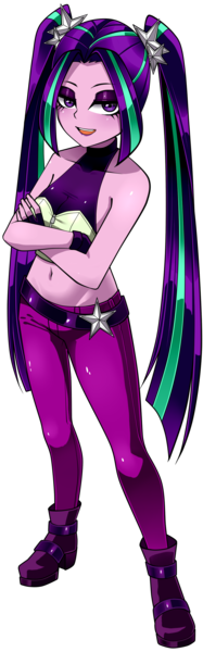 Size: 871x2796 | Tagged: safe, artist:nekojackun, derpibooru import, aria blaze, human, equestria girls, 2d, bare shoulders, belly button, boots, breasts, cleavage, clothes, crossed arms, eyeshadow, female, fingerless gloves, fingernails, g4, gloves, image, looking at you, looking up, makeup, midriff, nails, open mouth, pants, pigtails, png, shoes, simple background, sleeveless, smiling, smiling at you, stupid sexy aria blaze, tanktop, transparent background, twintails