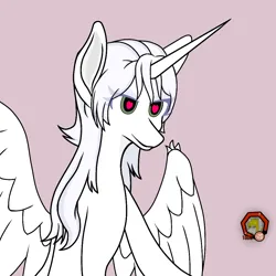 Size: 1000x1000 | Tagged: safe, derpibooru import, oc, oc:κασσάνδρα, alicorn, pony, horn, image, png, wings