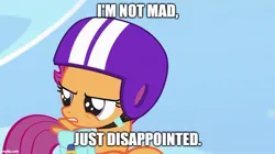 Size: 888x499 | Tagged: artist needed, safe, anonymous artist, derpibooru import, edit, edited screencap, screencap, scootaloo, pony, parental glideance, adopted, adopted offspring, bag, female, filly, foal, headcanon, headcanon in the description, helmet, i'm not mad just disappointed, image, jpeg, meme, saddle bag, scootadoption, scooter, solo, solo female