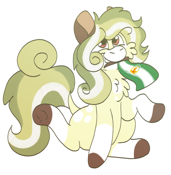 Size: 1953x2000 | Tagged: safe, artist:euspuche, derpibooru import, oc, oc:oliva, unofficial characters only, donkey, earth pony, andalusia, female, flag, image, looking at you, png, raba-pony, simple background, sitting, smiling, smiling at you, solo, transparent background