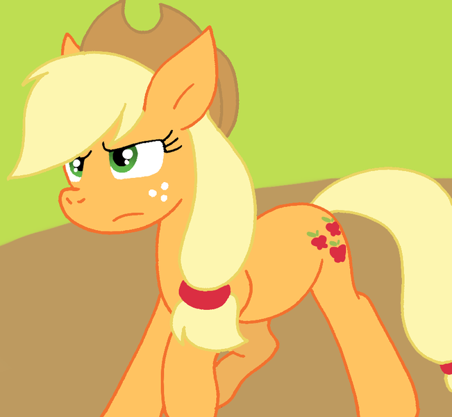 Size: 857x790 | Tagged: safe, artist:cmara, derpibooru import, applejack, earth pony, pony, applejack's hat, cowboy hat, female, hat, image, png, solo