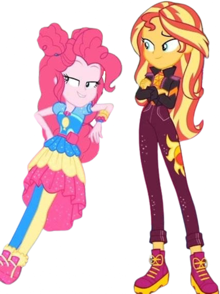 Size: 1892x2520 | Tagged: safe, derpibooru import, edit, edited screencap, editor:homersimpson1983, screencap, pinkie pie, sunset shimmer, human, equestria girls, equestria girls series, sunset's backstage pass!, spoiler:eqg series (season 2), background removed, female, g4, image, not a vector, png