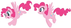 Size: 1086x432 | Tagged: safe, artist:kitty-of-doom524, derpibooru import, pinkie pie, pegasus, pony, female, g4, image, pegasus pinkie pie, png, race swap, simple background, solo, white background