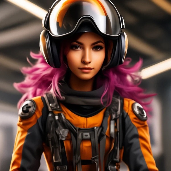 Size: 1024x1024 | Tagged: safe, ai content, anonymous prompter, derpibooru import, machine learning generated, scootaloo, human, aviator goggles, clothes, flight suit, g4, goggles, humanized, image, jpeg, pilot, solo
