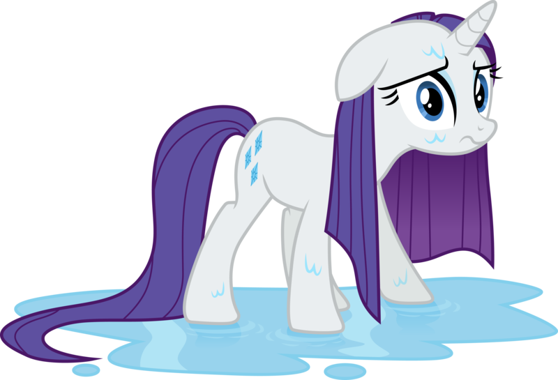 Size: 4402x3000 | Tagged: safe, artist:cloudy glow, derpibooru import, rarity, look before you sleep, .ai available, g4, image, png, simple background, solo, transparent background, vector, wet, wet mane, wet mane rarity