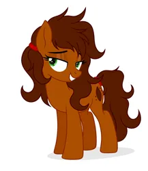 Size: 1920x2212 | Tagged: safe, artist:x-starshade-x, derpibooru import, oc, oc:cocoa bean, unofficial characters only, earth pony, pony, female, image, jpeg, mare, simple background, solo, white background