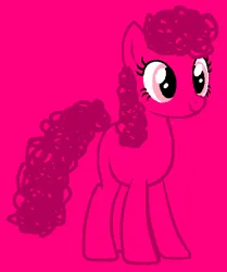 Size: 480x573 | Tagged: safe, artist:cheesepuff2, artist:spitfirethepegasusfan39, ponerpics import, ponified, earth pony, pony, adult blank flank, base used, blank flank, g4, image, magenta background, male, messy hair, messy mane, messy tail, mr. men, mr. messy, png, simple background, smiling, solo, stallion