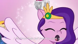 Size: 3072x1727 | Tagged: safe, derpibooru import, screencap, pipp petals, rocky riff, pegasus, pony, g5, my little pony: tell your tale, spoiler:g5, spoiler:my little pony: tell your tale, spoiler:tyts02e04, :o, balloon, disco ball, duo, duo male and female, eyes closed, female, flying, image, jazz hearts rocky, jpeg, male, mane melody (location), mare, open mouth, spread wings, stallion, wings