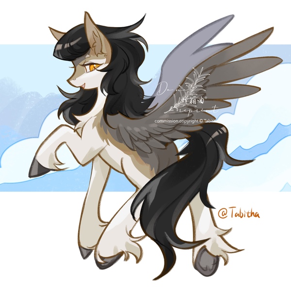 Size: 2048x2048 | Tagged: safe, artist:tabithaqu, derpibooru import, oc, pegasus, pony, female, image, jpeg, mare, obtrusive watermark, solo, watermark