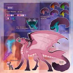 Size: 1600x1600 | Tagged: suggestive, artist:artsypaws, derpibooru import, oc, oc:artsypaws, oc:ruu, unofficial characters only, dragon, pony, unicorn, bisexual, claws, colored, customisable, derpibooru exclusive, digital art, dragoness, drool, drool string, female, fetish, fire, g4, genderfluid, glasses, heart, height difference, horn, horns, image, jpeg, macro, mare, maw, mawshot, open mouth, photo, predator, prey, reference sheet, self insert, spread wings, switch, tail, tail fluff, tail vore, tall, teeth, throat, tongue out, uvula, vore, wings