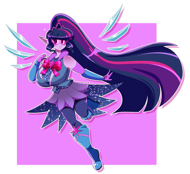 Size: 1280x1175 | Tagged: safe, artist:seekerlano, derpibooru import, sci-twi, twilight sparkle, equestria girls, boots, clothes, crystal guardian, high heel boots, image, jpeg, shoes, solo