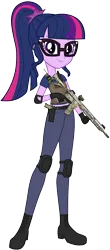 Size: 2960x6749 | Tagged: safe, artist:edy_january, artist:twilirity, derpibooru import, edit, vector edit, sci-twi, twilight sparkle, human, equestria girls, equestria girls series, armor, assault rifle, body armor, boots, call of duty, call of duty: warzone, captain soap, captain twilight, clothes, denim, equipment, g4, gears, glasses, gun, handgun, image, jeans, leader, m1911, m4a1, military, pants, pistol, png, rifle, shirt, shoes, simple background, soap mctavish, soldier, solo, special forces, tactical vest, transparent background, united states, vector, vest, weapon