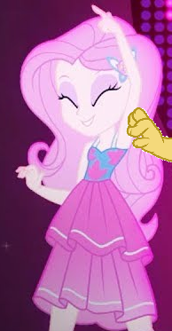 Size: 194x373 | Tagged: safe, anonymous artist, anonymous editor, derpibooru import, edit, edited screencap, screencap, discord, fluttershy, draconequus, human, equestria girls, armpit tickling, armpits, arms in the air, clothes, dress, image, legs, png, skirt, sleeveless, sleeveless dress, smiling, tickling