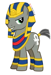 Size: 827x1210 | Tagged: safe, artist:nyanysa, derpibooru import, idw, pharaoh phetlock, earth pony, pony, g4, idw showified, image, male, png, simple background, stallion, transparent background