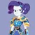 Size: 1024x1024 | Tagged: safe, ai content, derpibooru import, machine learning generated, stable diffusion, rarity, human, equestria girls, armor, bust, g4, gem, generator:pony diffusion v6 xl, image, jewelry, png, portrait, serious, serious face, show accurate, solo