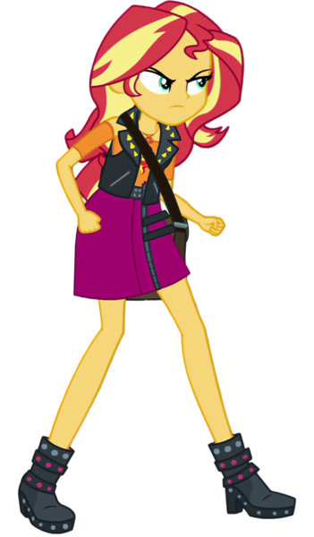 Size: 1062x1816 | Tagged: safe, derpibooru import, edit, edited screencap, screencap, sunset shimmer, human, equestria girls, angry, female, g4, image, not a vector, png, simple background, solo, transparent background