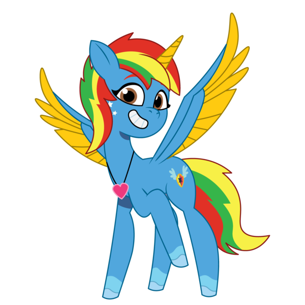 Size: 1200x1200 | Tagged: safe, artist:shieldwingarmorofgod, derpibooru import, oc, oc:royal strength, unofficial characters only, alicorn, pony, g5, female, g4, g4 to g5, generation leap, image, png, simple background, solo, transparent background