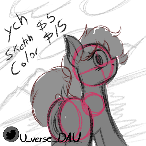 Size: 3000x3000 | Tagged: explicit, artist:juniverse, derpibooru import, oc, pony, advertisement, advertising, anus, any race, butt, colored, commision open, commission, commission example, commission info, female, image, looking back, nudity, plot, png, prices, sketch, solo, vulva, ych example, ych sketch, your character here