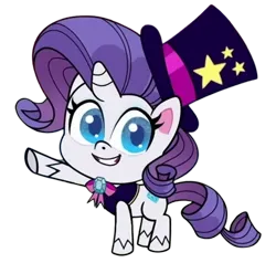 Size: 512x487 | Tagged: safe, artist:luckydog416, derpibooru import, edit, edited screencap, screencap, rarity, pony, unicorn, disappearing act, my little pony: pony life, spoiler:pony life s01e09, female, image, mare, png, simple background, solo, transparent background