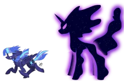 Size: 1900x1267 | Tagged: safe, alternate version, artist:gallantserver, derpibooru import, tantabus, oc, oc:nyx (gallantserver), pegasus, pony, image, png, running, simple background, transparent background