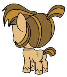 Size: 342x390 | Tagged: safe, artist:luckydog416, derpibooru import, edit, edited screencap, screencap, earth pony, pony, my little pony: pony life, desert weave, female, image, mare, png, saguaro, simple background, solo, transparent background, vector