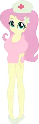 Size: 182x577 | Tagged: suggestive, artist:sturk-fontaine, derpibooru import, fluttershy, equestria girls, base used, big breasts, breasts, busty fluttershy, cleavage, g4, image, nurse, nurse fluttershy, png, simple background, white background