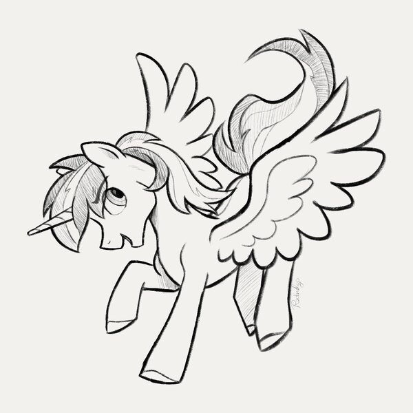 Size: 1150x1150 | Tagged: safe, artist:raindrophalo, derpibooru import, oc, unofficial characters only, alicorn, pony, alicorn oc, horn, image, jpeg, solo, wings
